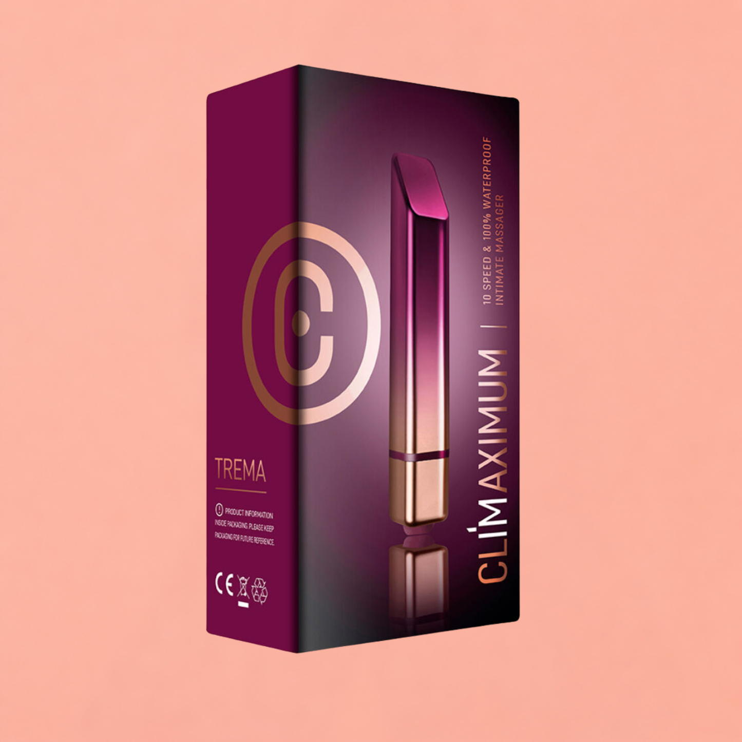 Trema Climaximum – Mini Vibromasseur Discret 10 Vitesses Étanche