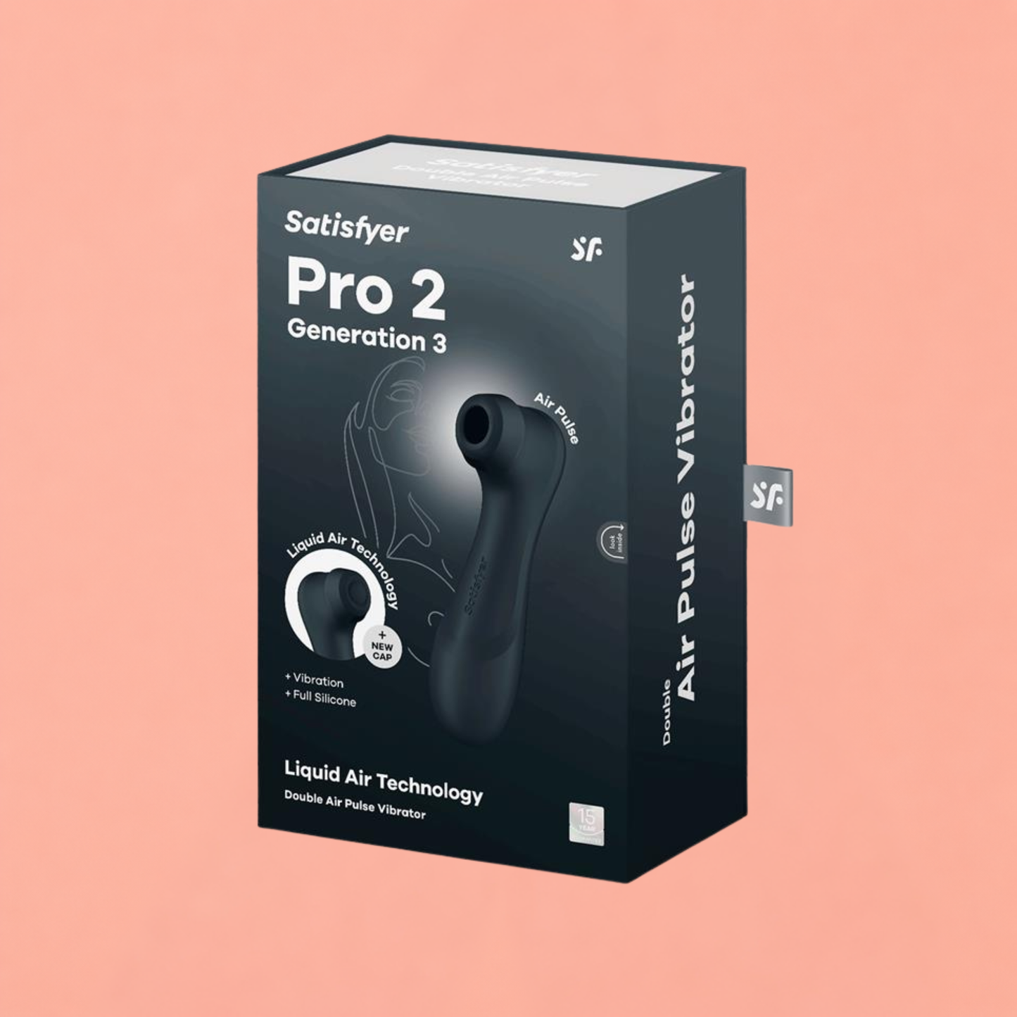 Satisfyer Pro 2 Génération 3 Noir – Technologie Air Pulse & Vibrations Intenses