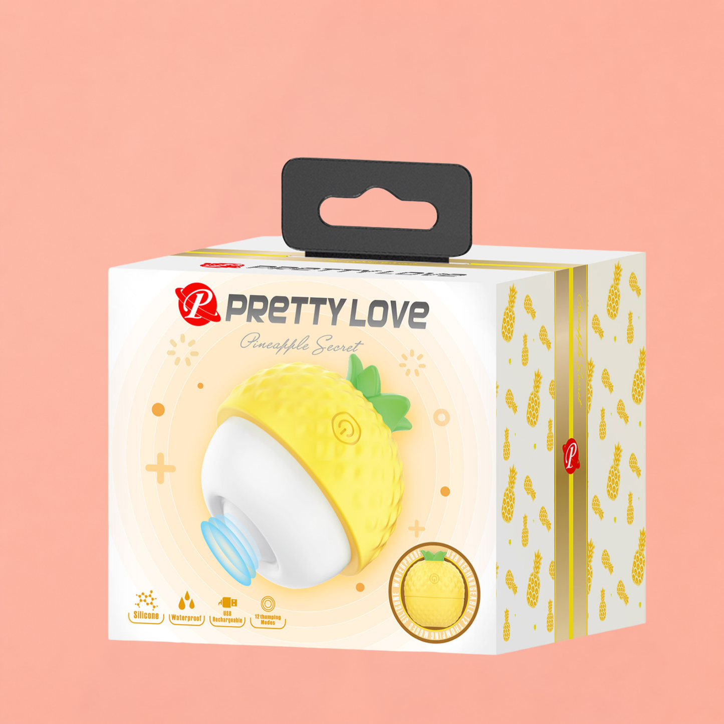 Stimulateur Clitoridien Ananas – 12 Modes de Tapotement