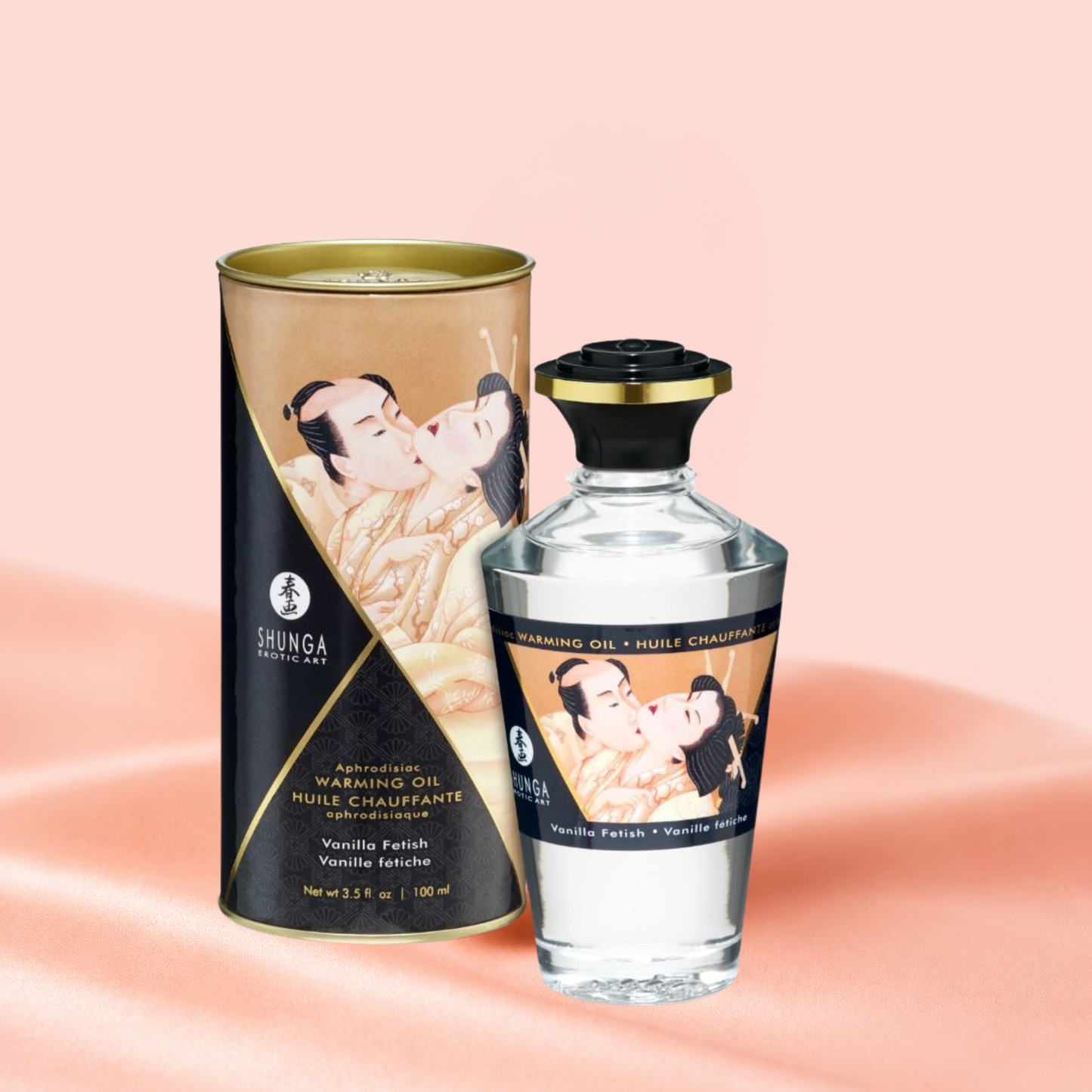 SHUNGA – Huile de Massage Effet Chaleur Vanille Fétiche 100 ml