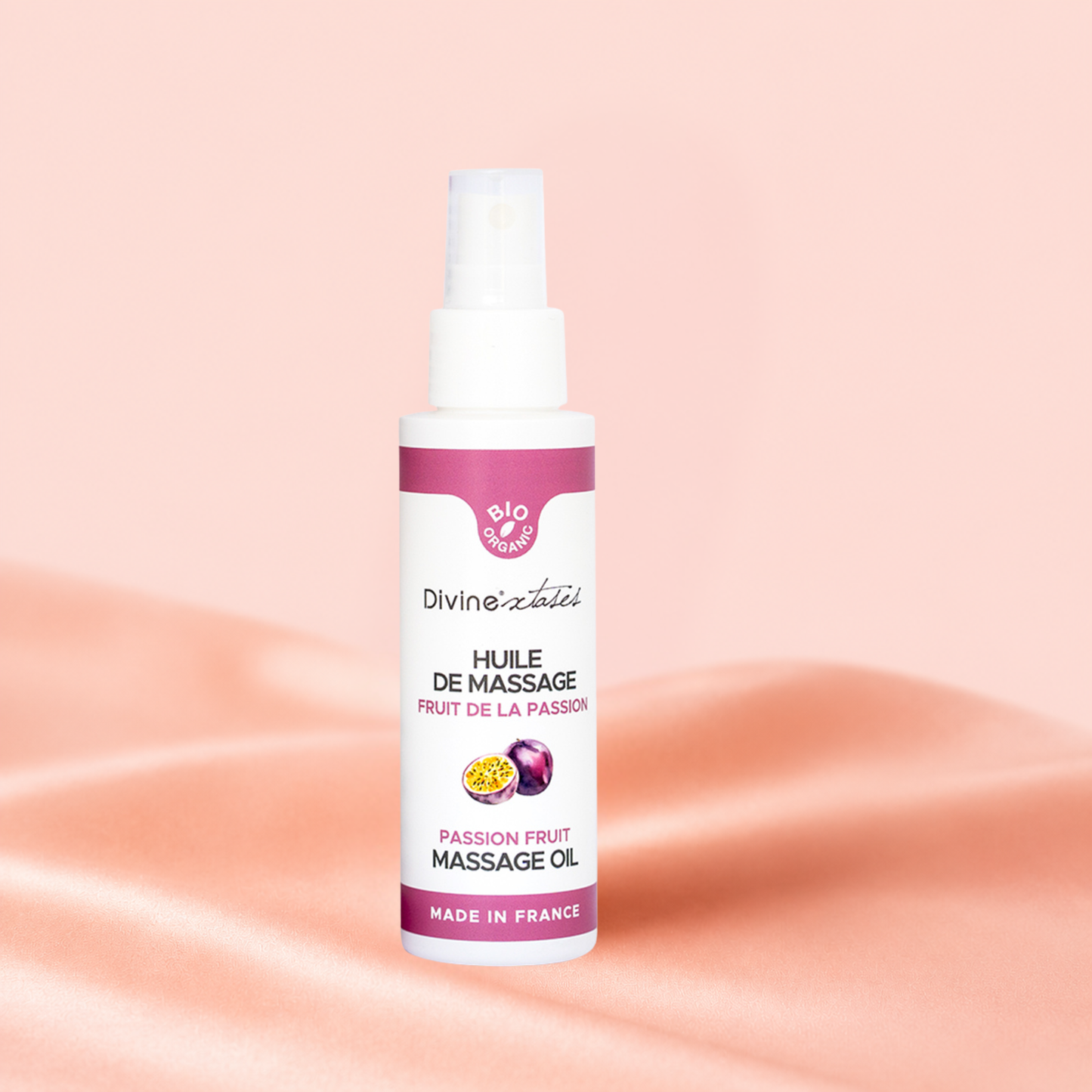 Huile de Massage Gourmande BIO – Fruit de la Passion
