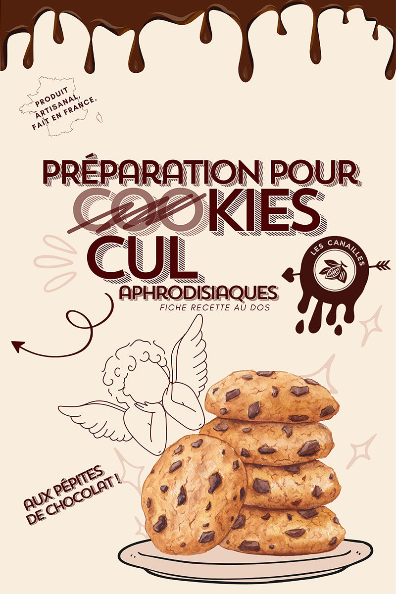 Kit Cookies Chocolat & Caramel – Préparation Gourmande Les Canailles (160 g)