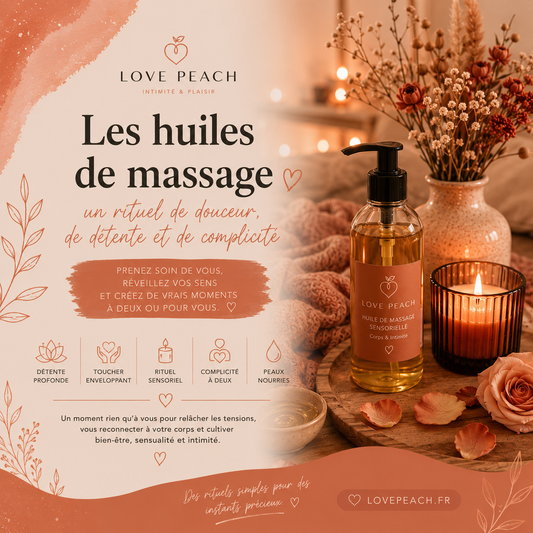 Les huiles de massage : un rituel de douceur, de détente et de complicité