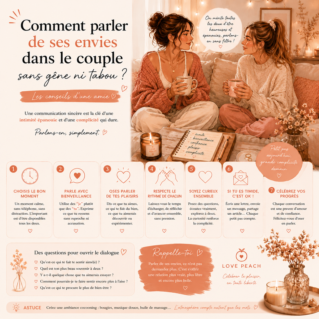 Comment parler de ses envies dans le couple sans gêne ni tabou ?