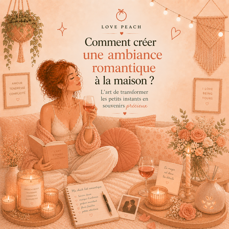 ✨ Comment créer une ambiance romantique à la maison ?