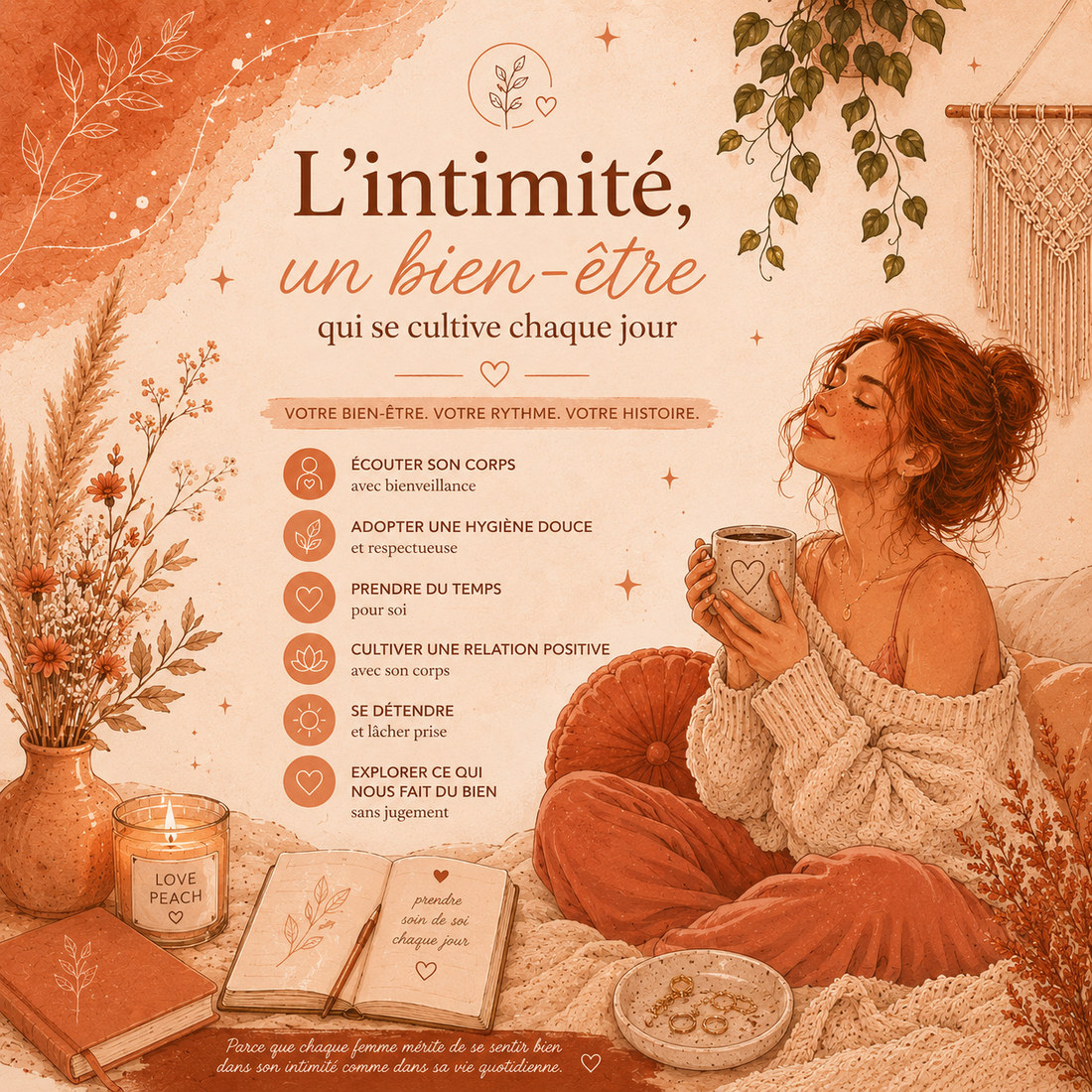✨L'intimité, un bien-être qui se cultive chaque jour
