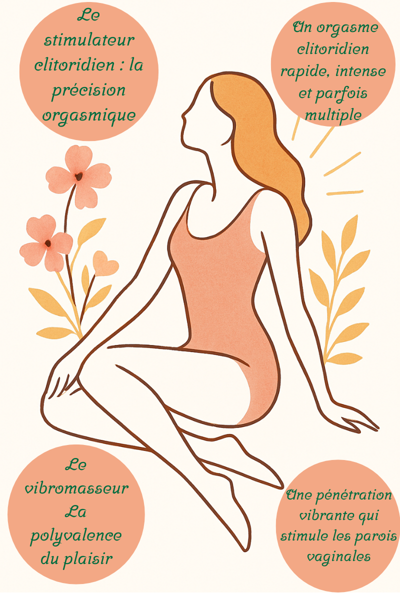 Vibromasseur vs Stimulateur clitoridien : lequel choisir pour des orgasmes intenses ?