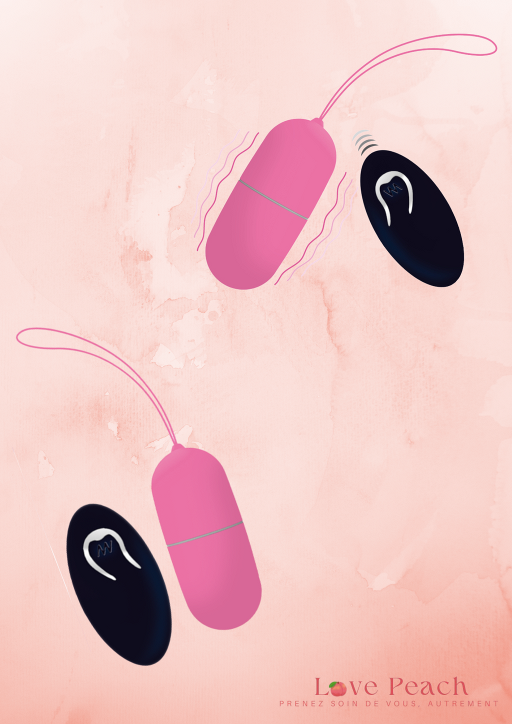 Eggy - Pink - vibrant - télécommandé