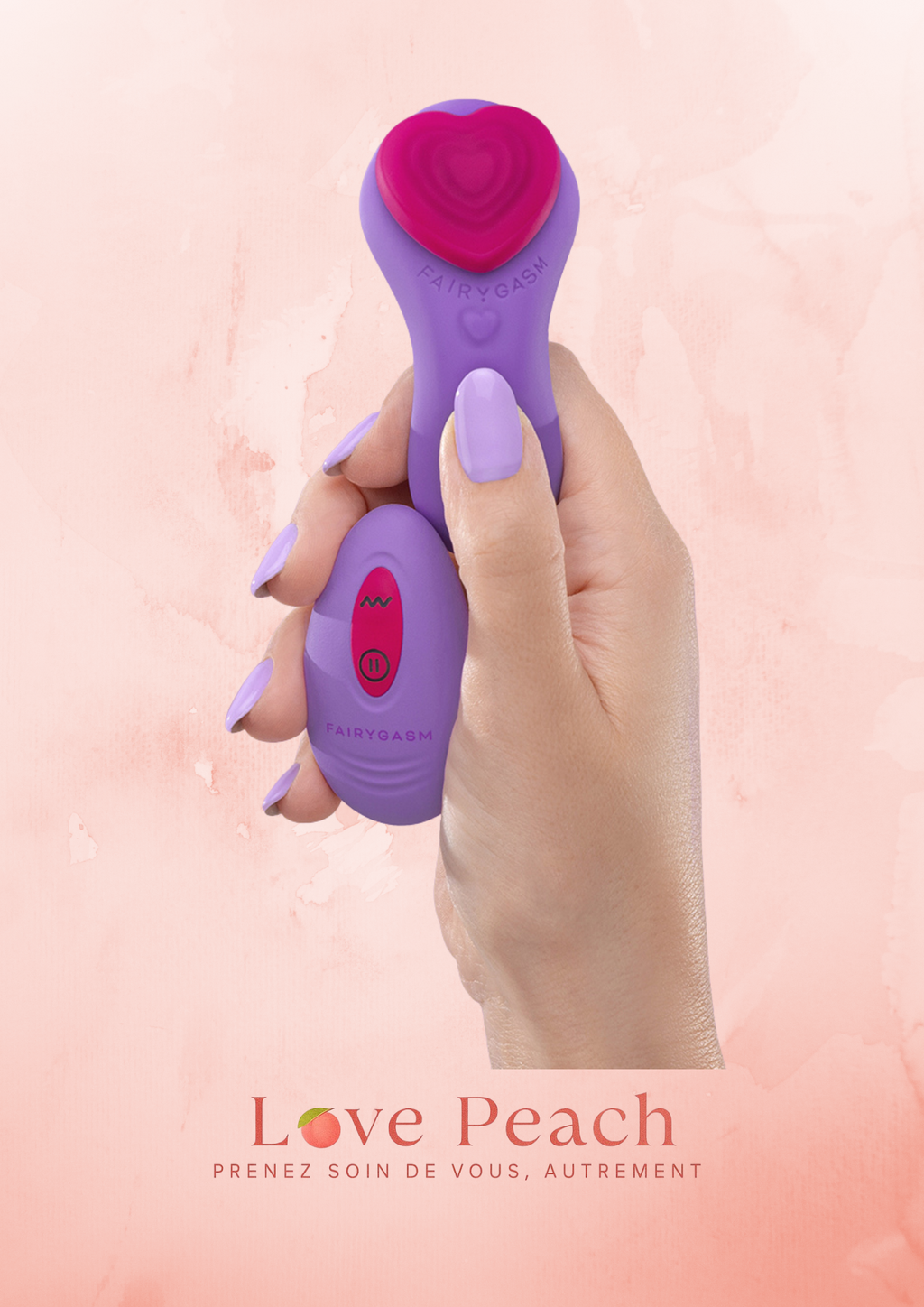 Stimulateur télécommandé de culotte HeartGem - FairyGasm