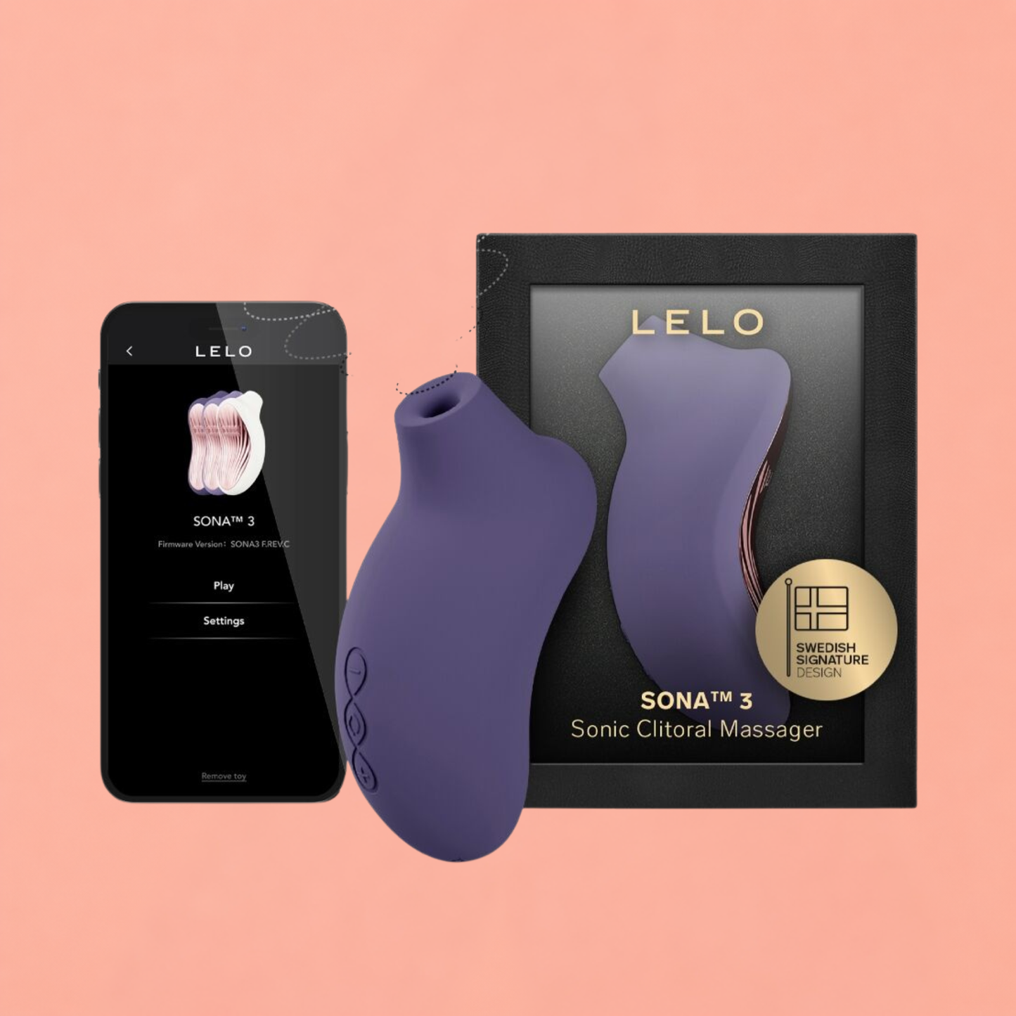 LELO SONA 3 – Stimulateur Clitoridien Sonique Premium Sans Contact