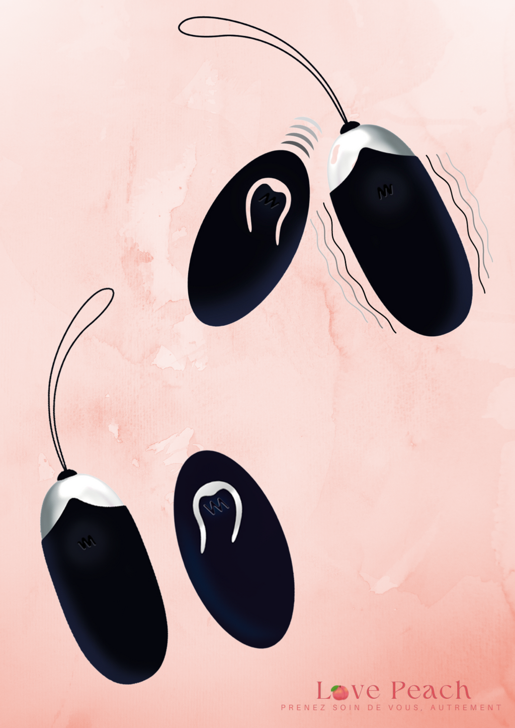 Eggy - oeuf - vibrant - télécommandé