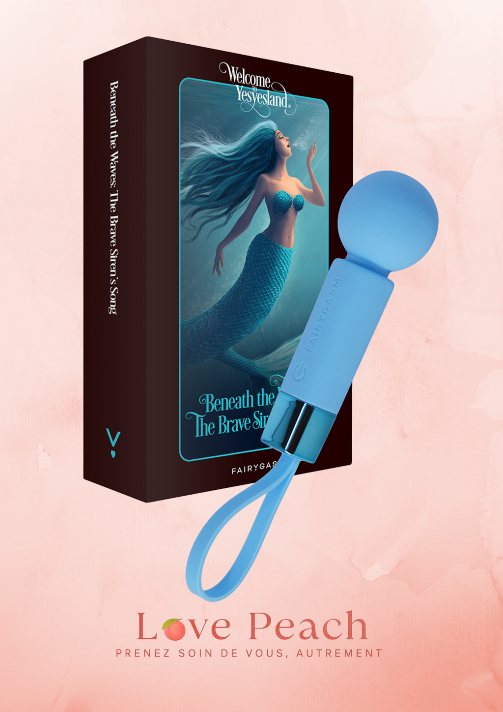 Mini vibro rechargeable Pearlstasy bleu - FairyGasm