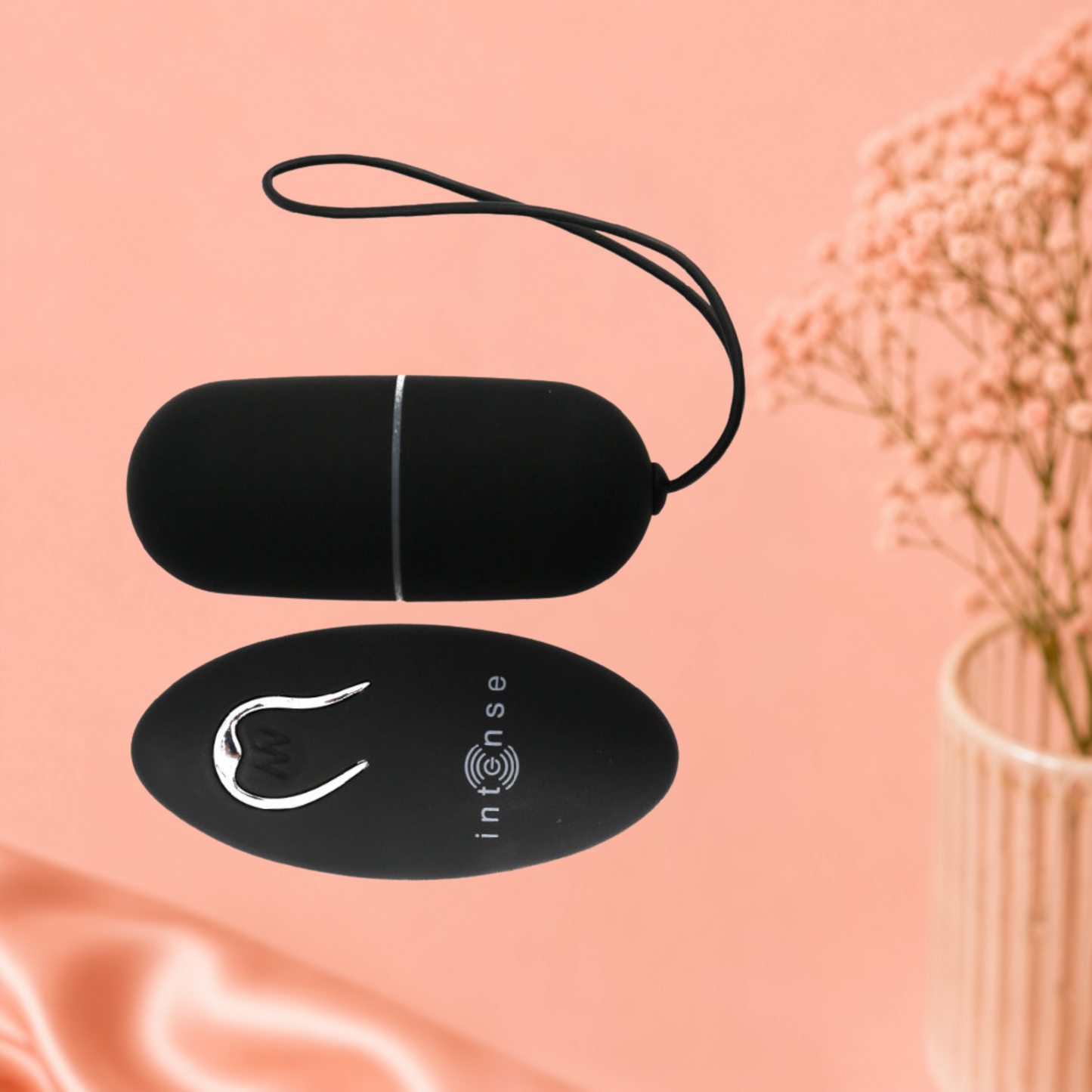INTENSE Flippy Egg I – Œuf Vibrant Télécommandé Noir