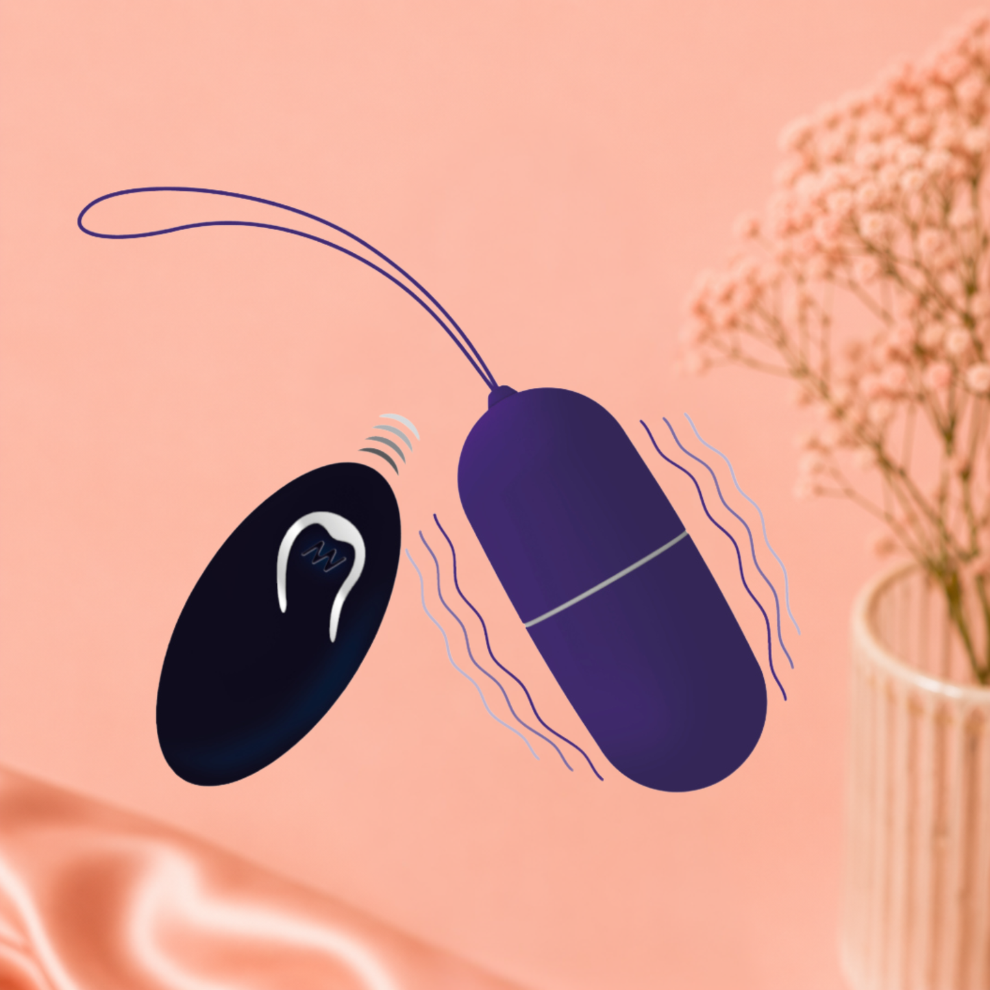 INTENSE Flippy Egg I – Œuf Vibrant Télécommandé Violet
