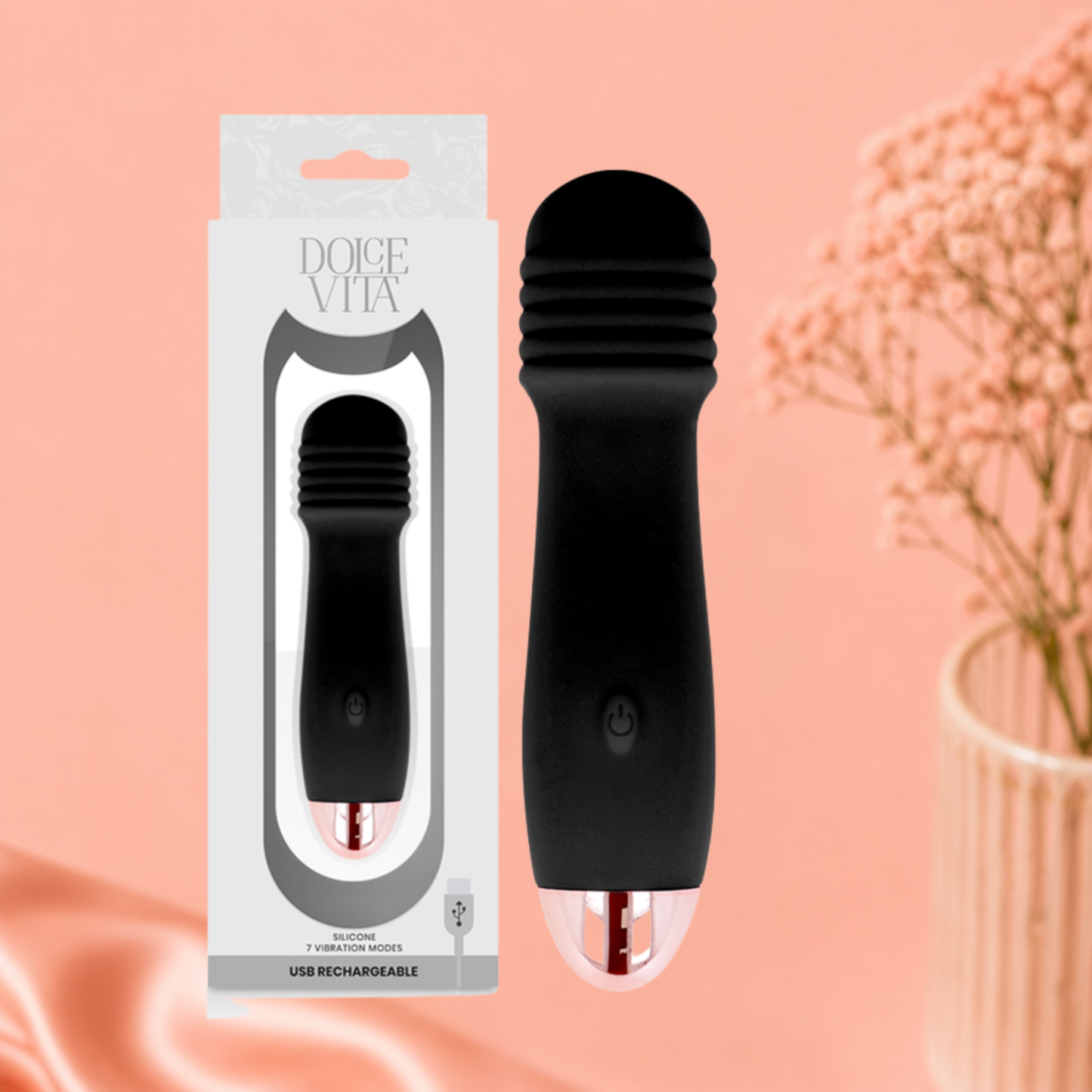 Dolce Vita Trois Noir – Vibrateur Rechargeable
