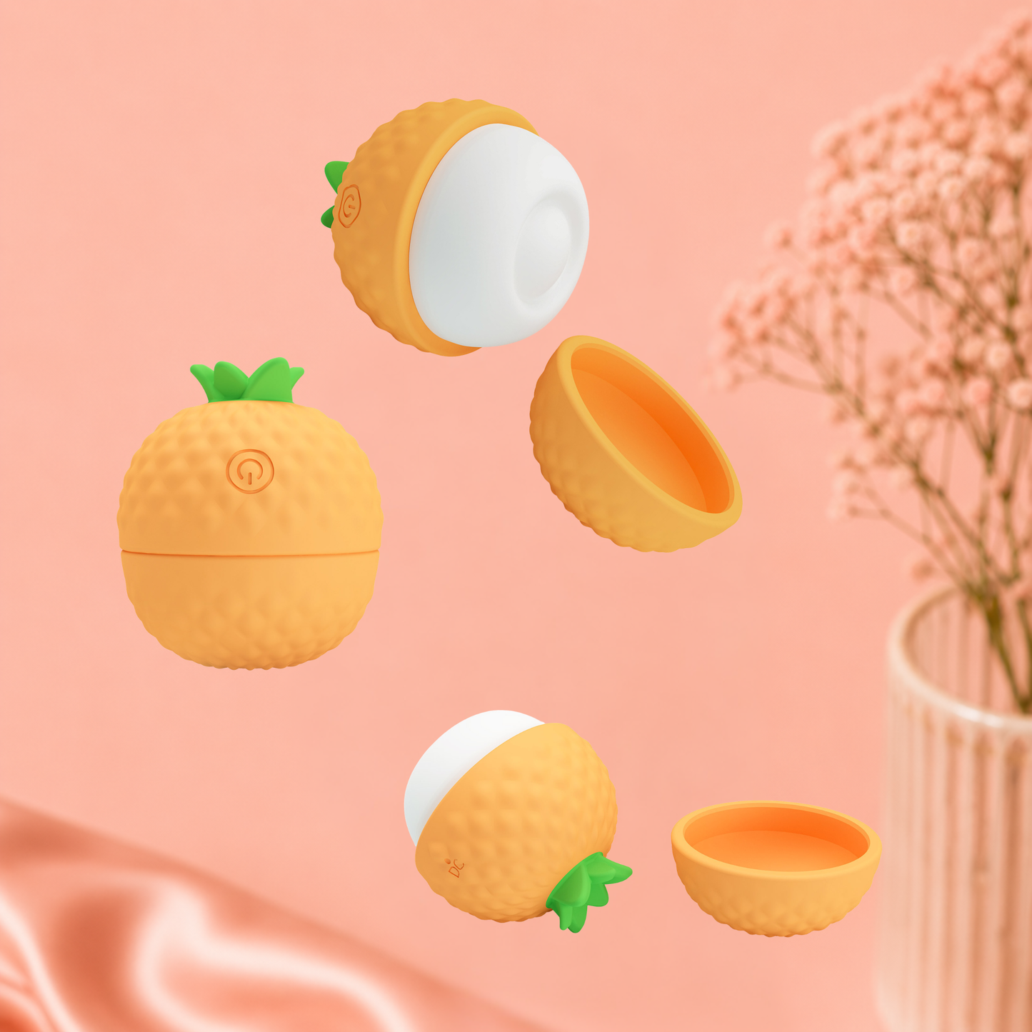 Stimulateur Clitoridien Ananas – 12 Modes de Tapotement
