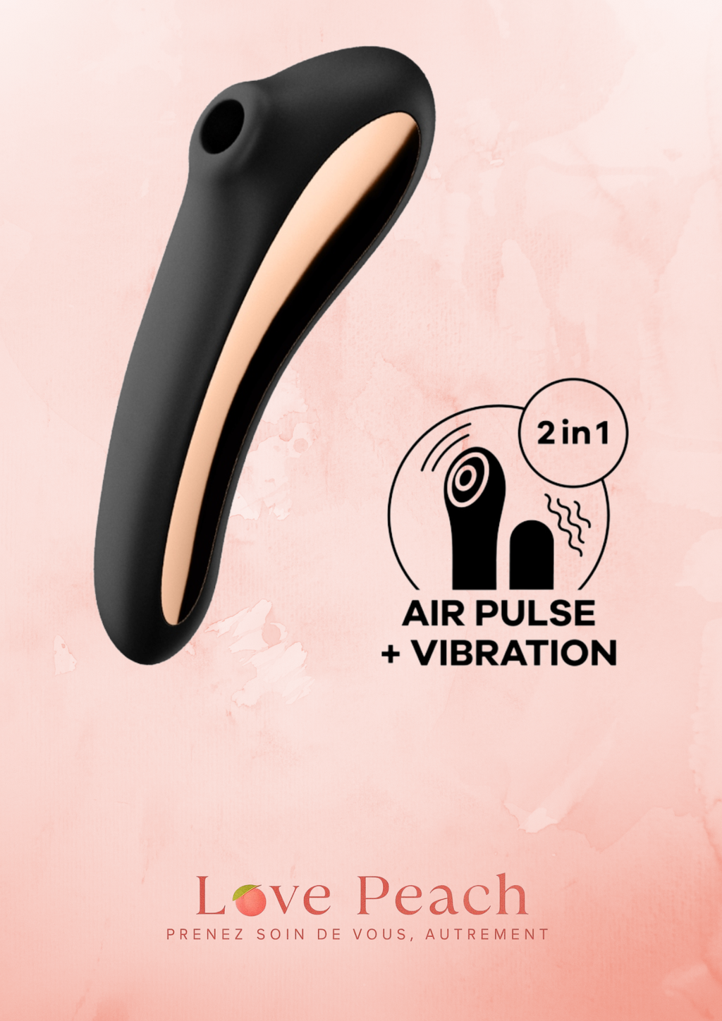 Satisfyer Dual Kiss Black - Stimulateur