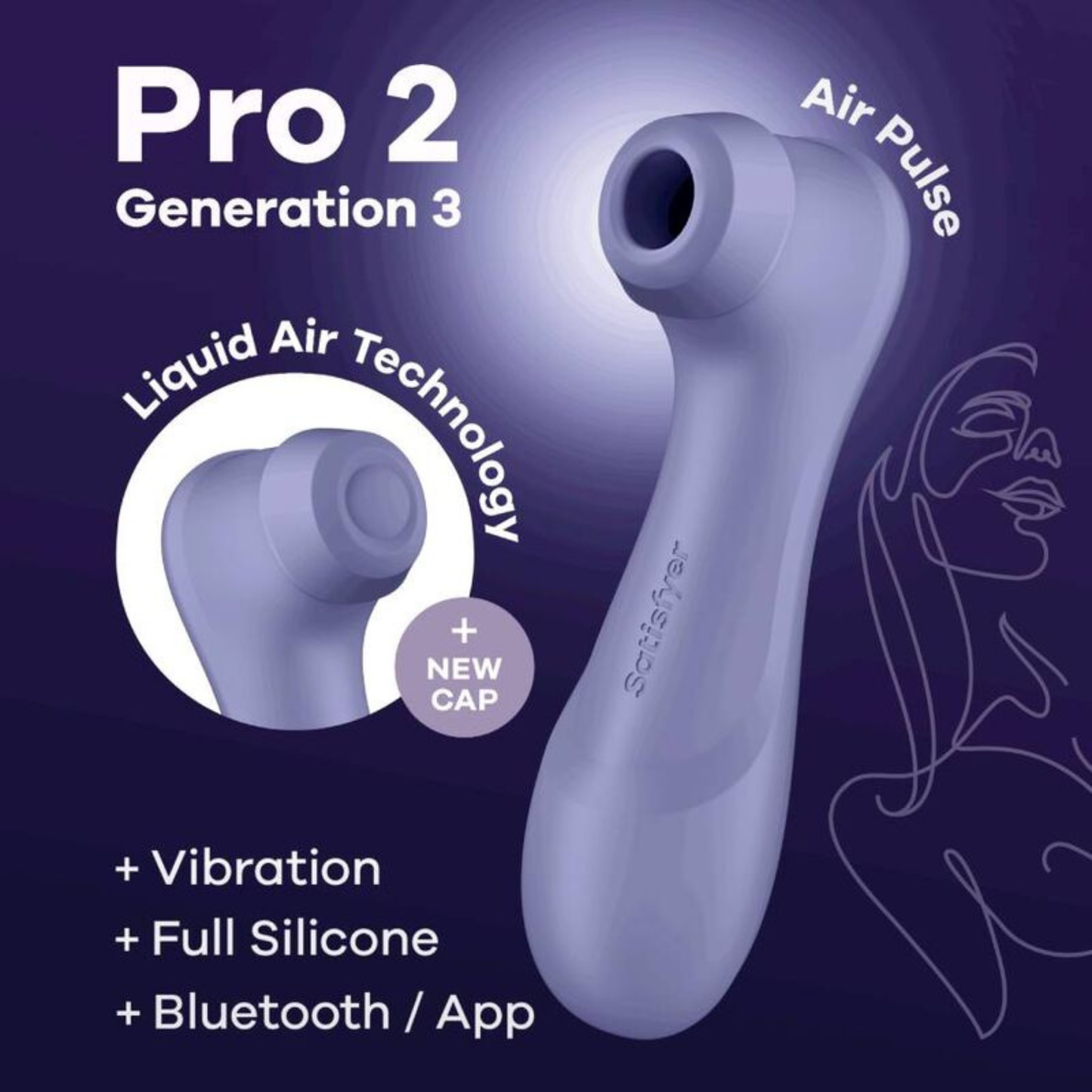 Satisfyer Pro 2 Génération 3 Connect Lilas