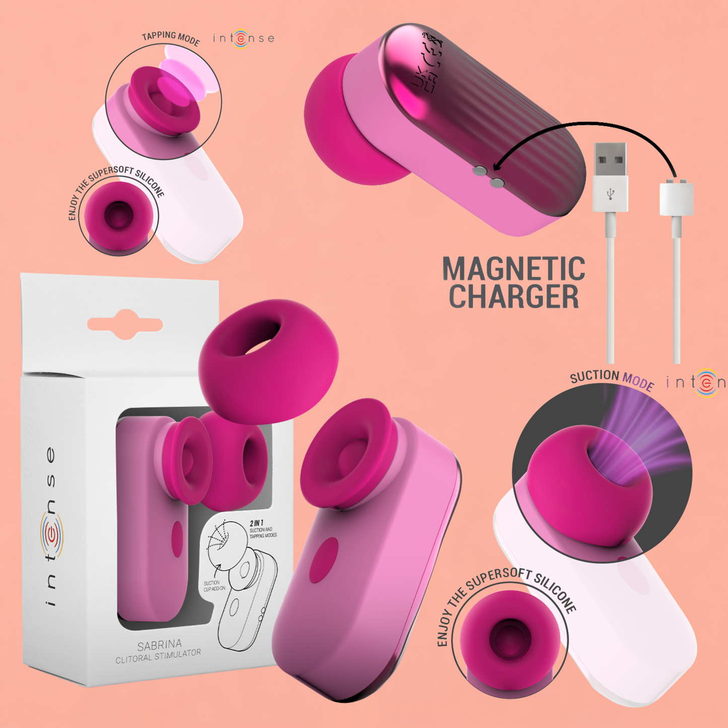 INTENSE – Stimulateur de Clitoris Sabrina Rose