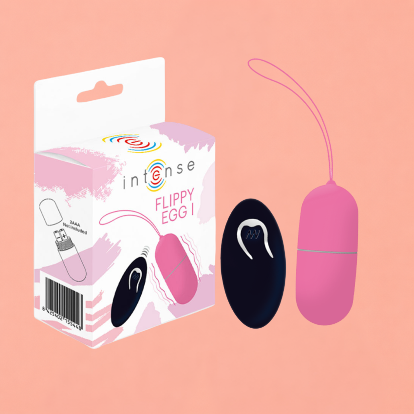INTENSE Flippy Egg I – Œuf Vibrant Télécommandé Rose