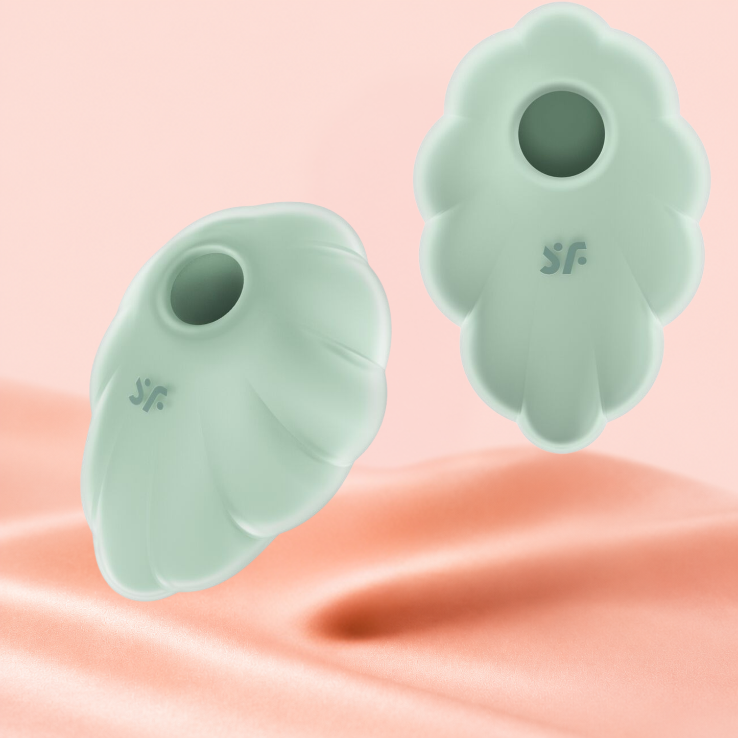 Satisfyer Cloud Dancer Bleu et Vert – Stimulateur Air Pulse & Vibrations Rechargeable