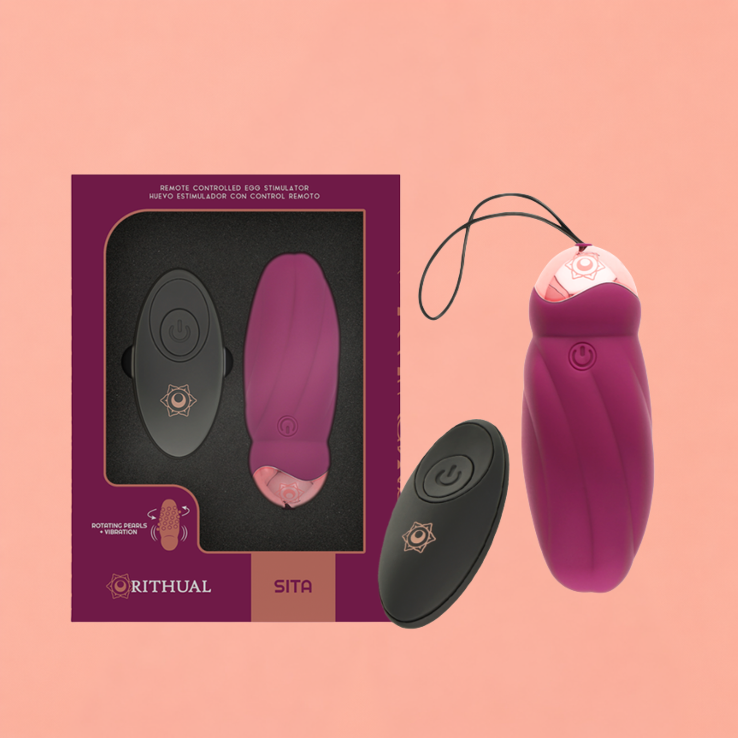 RITHUAL SITA EGG – Œuf Vibrant Télécommandé Rotation & Vibrations