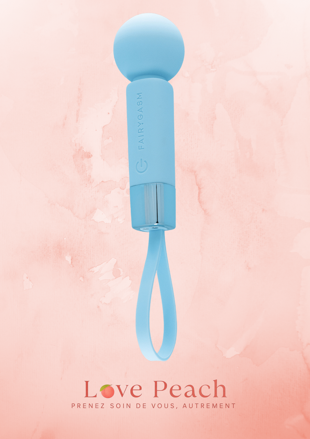 Mini vibro rechargeable Pearlstasy bleu - FairyGasm