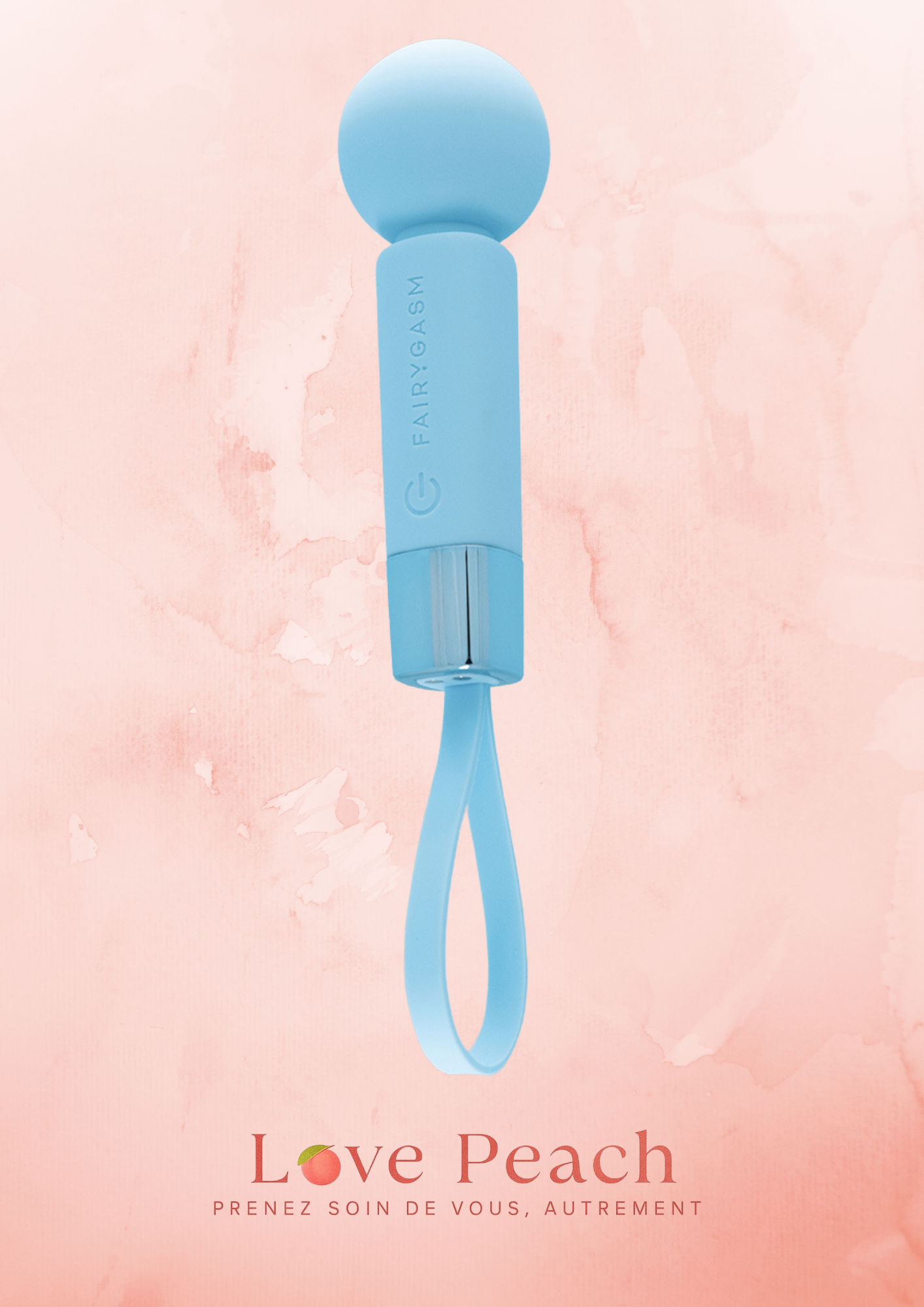 Mini vibro rechargeable Pearlstasy bleu - FairyGasm
