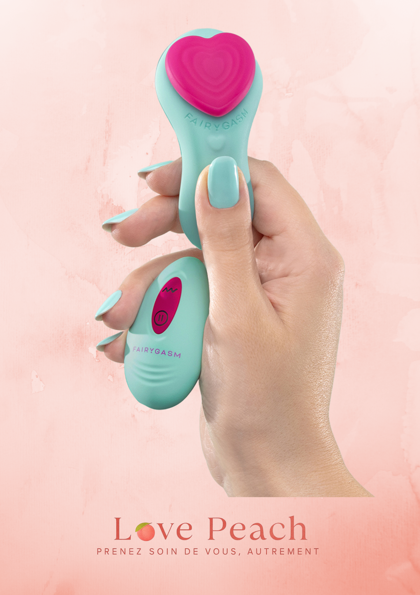 Stimulateur télécommandé de culotte HeartGem - FairyGasm