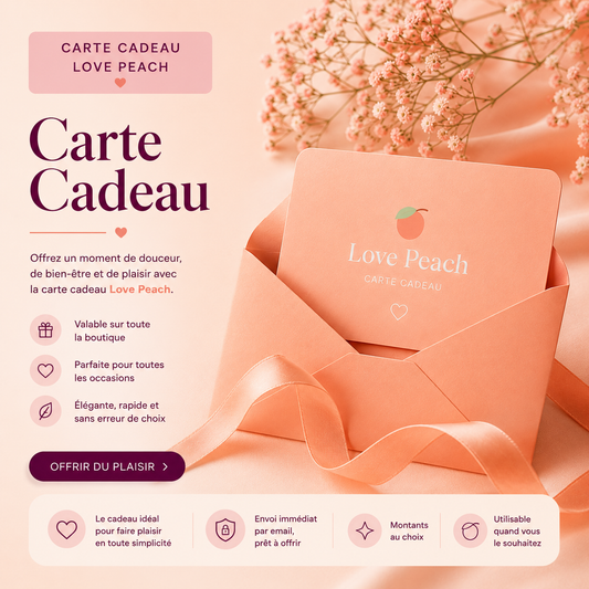 Carte Cadeau Love Peach