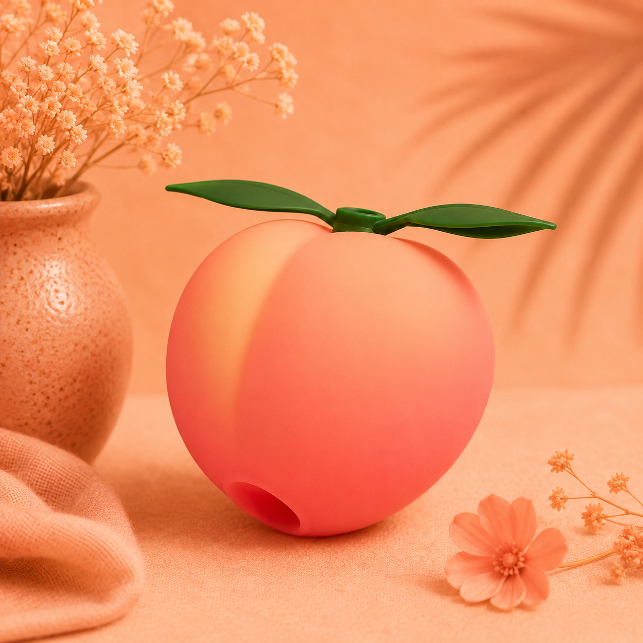 ROMP Peach Rose – Stimulateur Clitoridien Rechargeable en Silicone