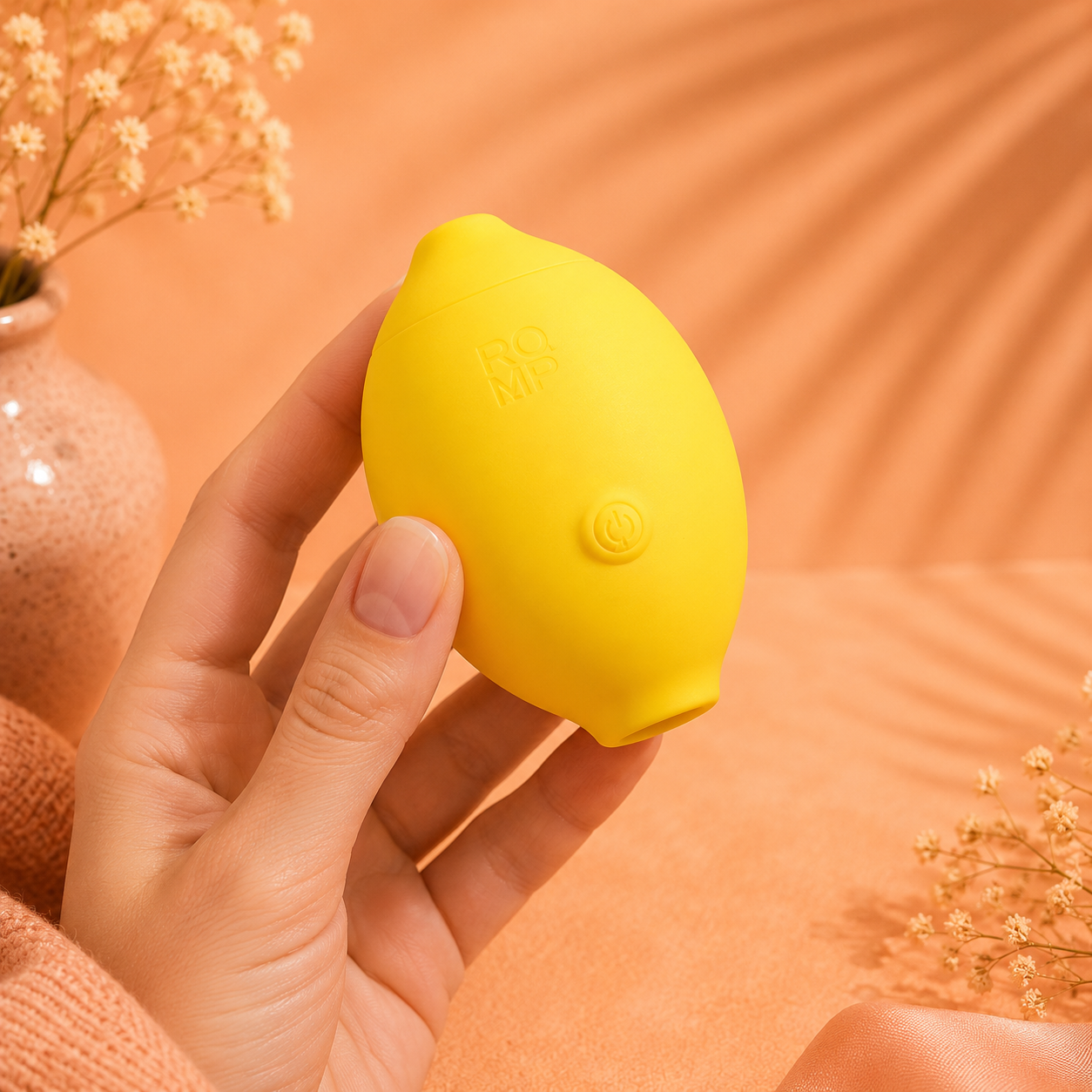 ROMP Lemon Crush – Stimulateur Clitoridien à Succion Jaune Rechargeable