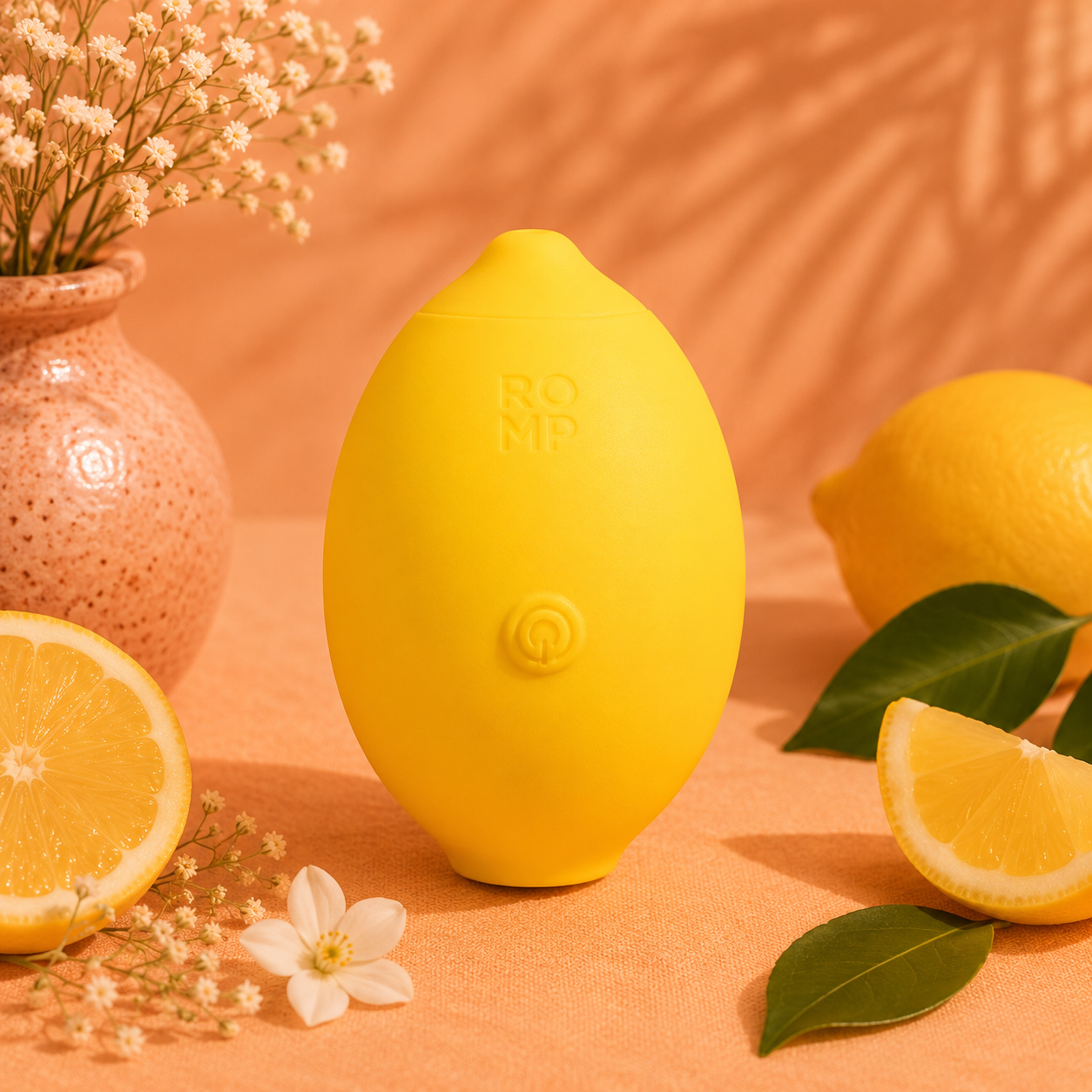 ROMP Lemon Crush – Stimulateur Clitoridien à Succion Jaune Rechargeable