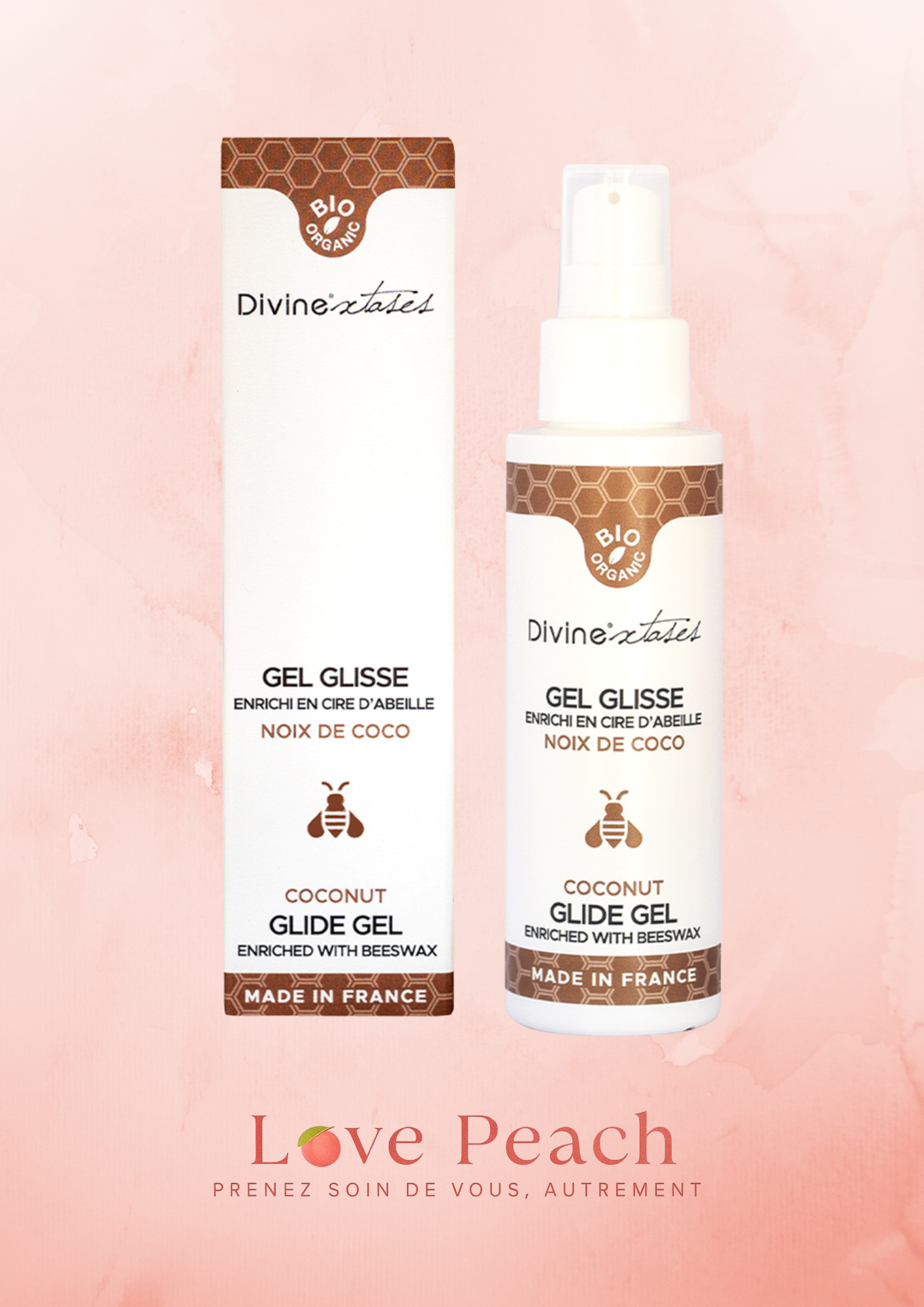 Lubrifiant Bio Coco 100ml - Divinextases