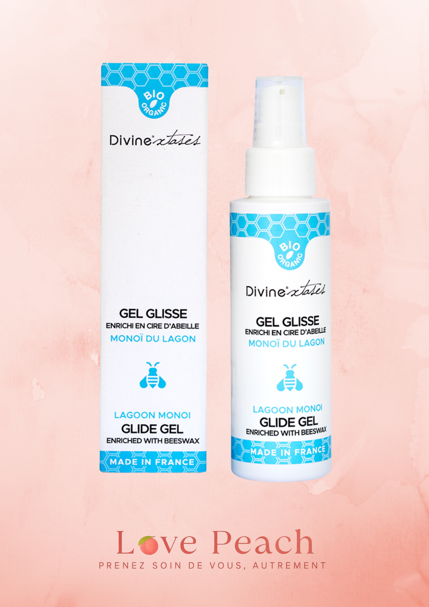 Lubrifiant Bio monoi 100ml - Divinextases