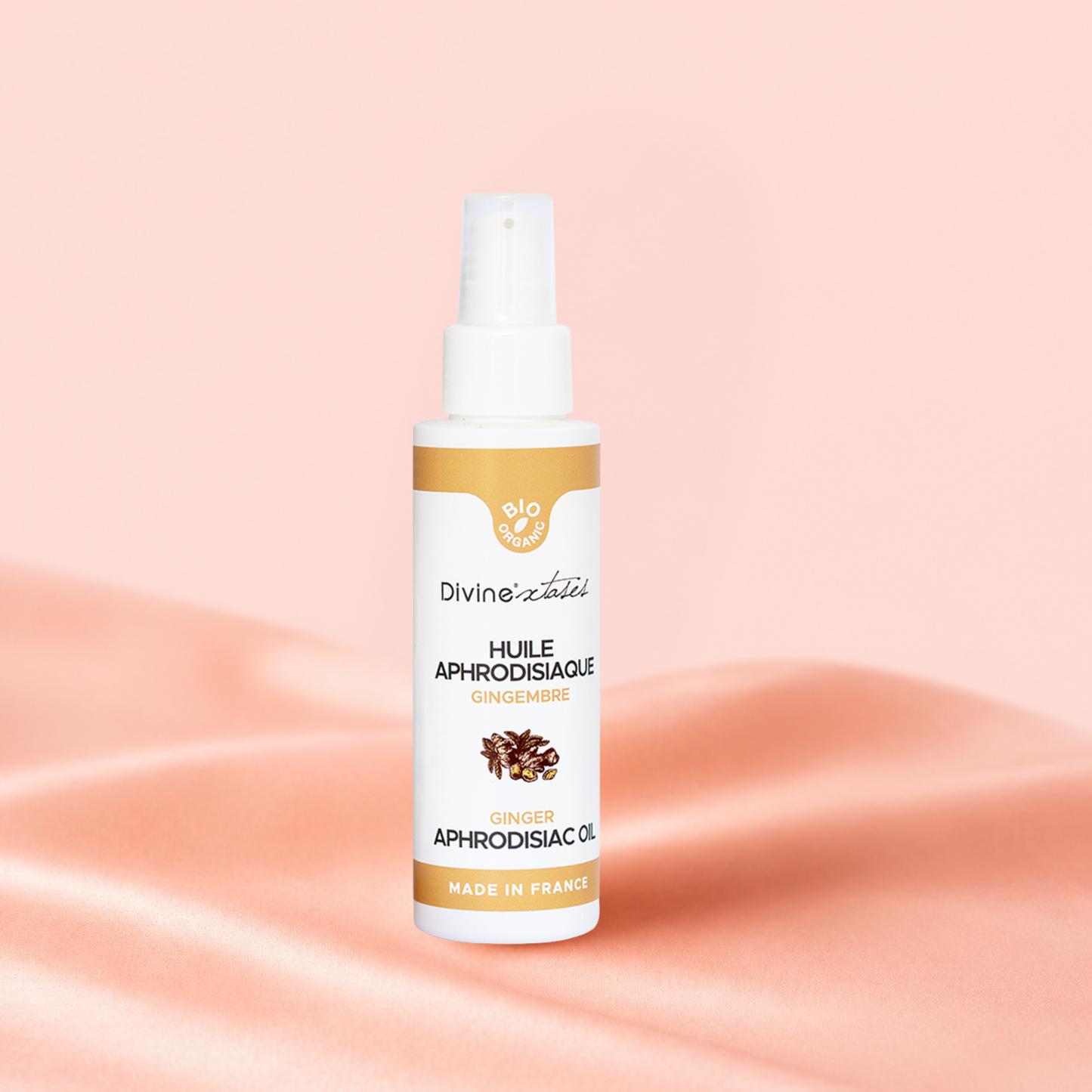 Huile de Massage BIO – Gingembre &amp; Ylang-Ylang