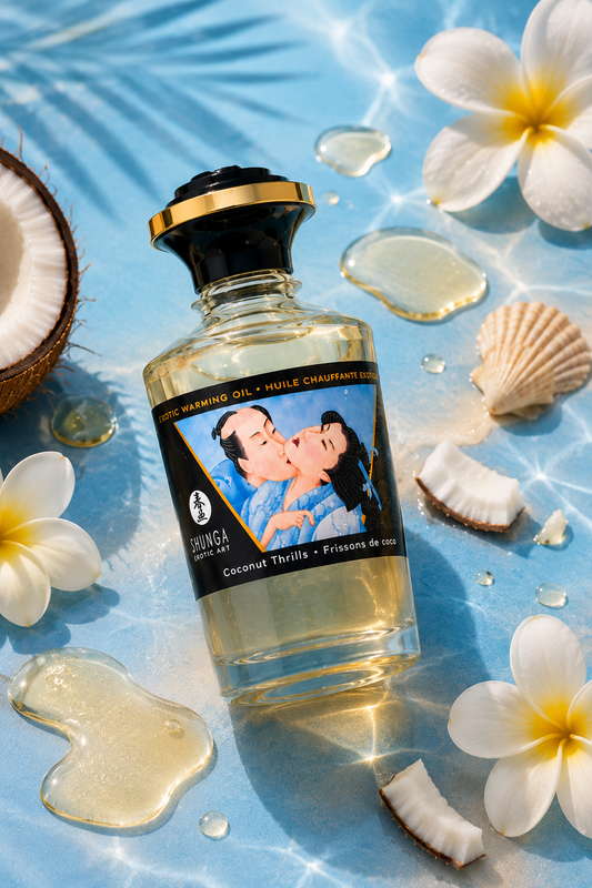 Huile de Massage Effet Chaleur Noix de Coco 100 ml – Shunga