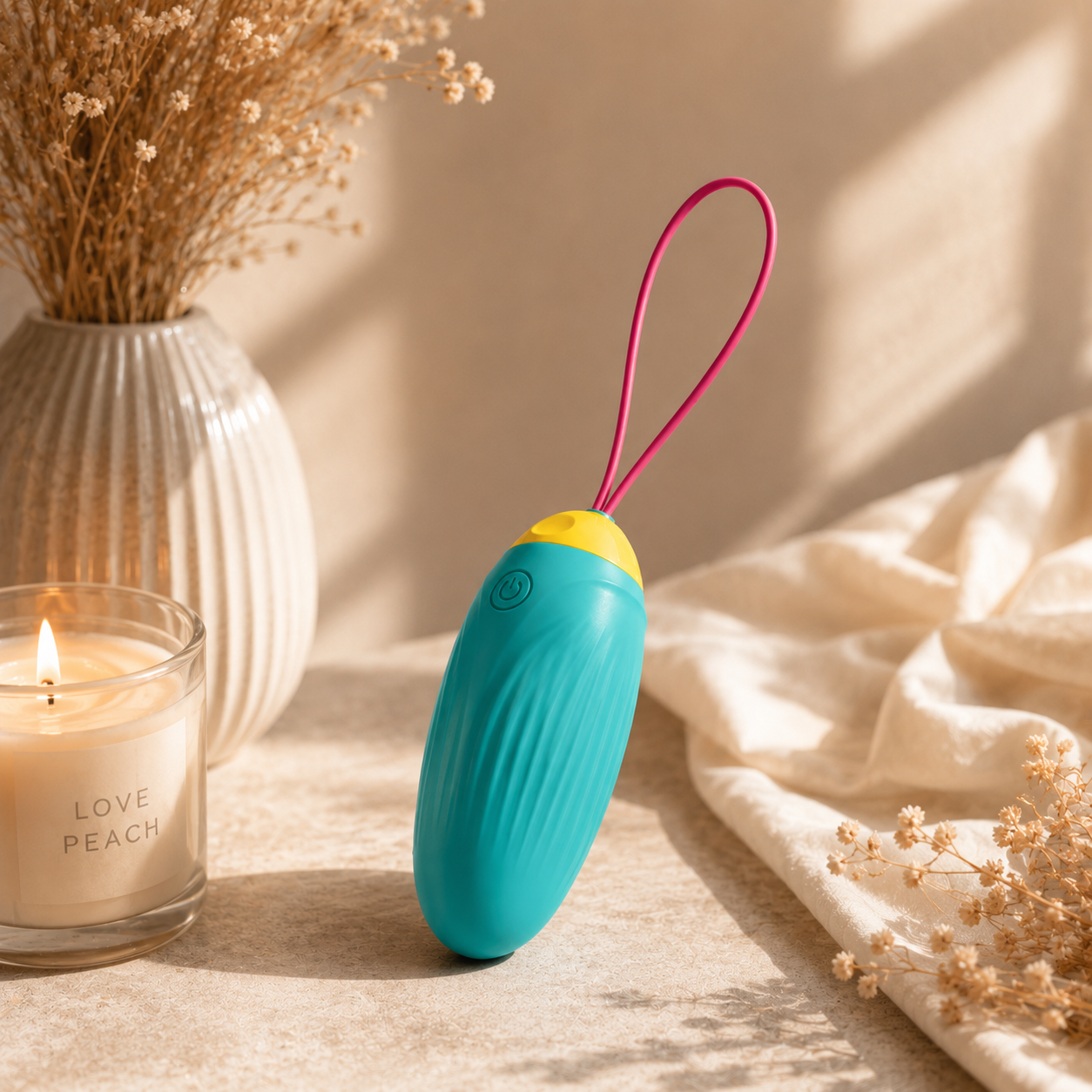 ONINDER CUTE – Œuf Vibrant Connecté à Perles Rotatives
