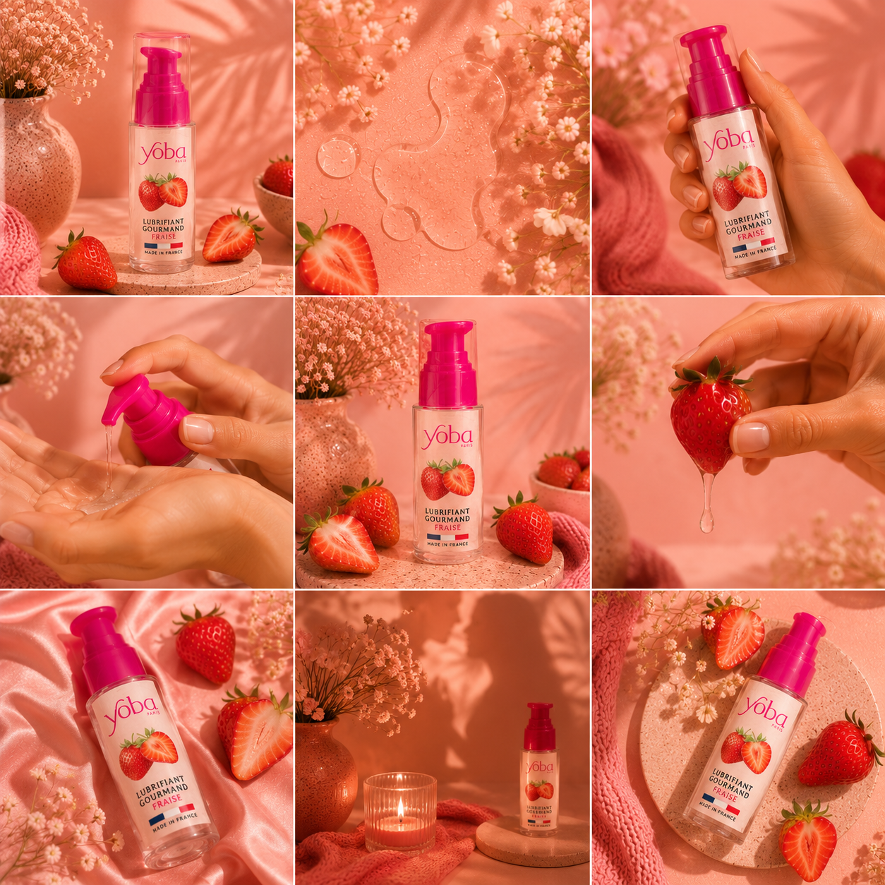 Lubrifiant Gourmand Fraise – YOBA