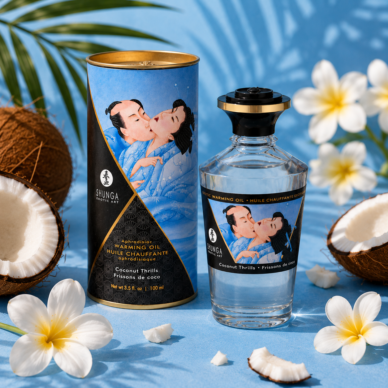 Huile de Massage Effet Chaleur Noix de Coco 100 ml – Shunga