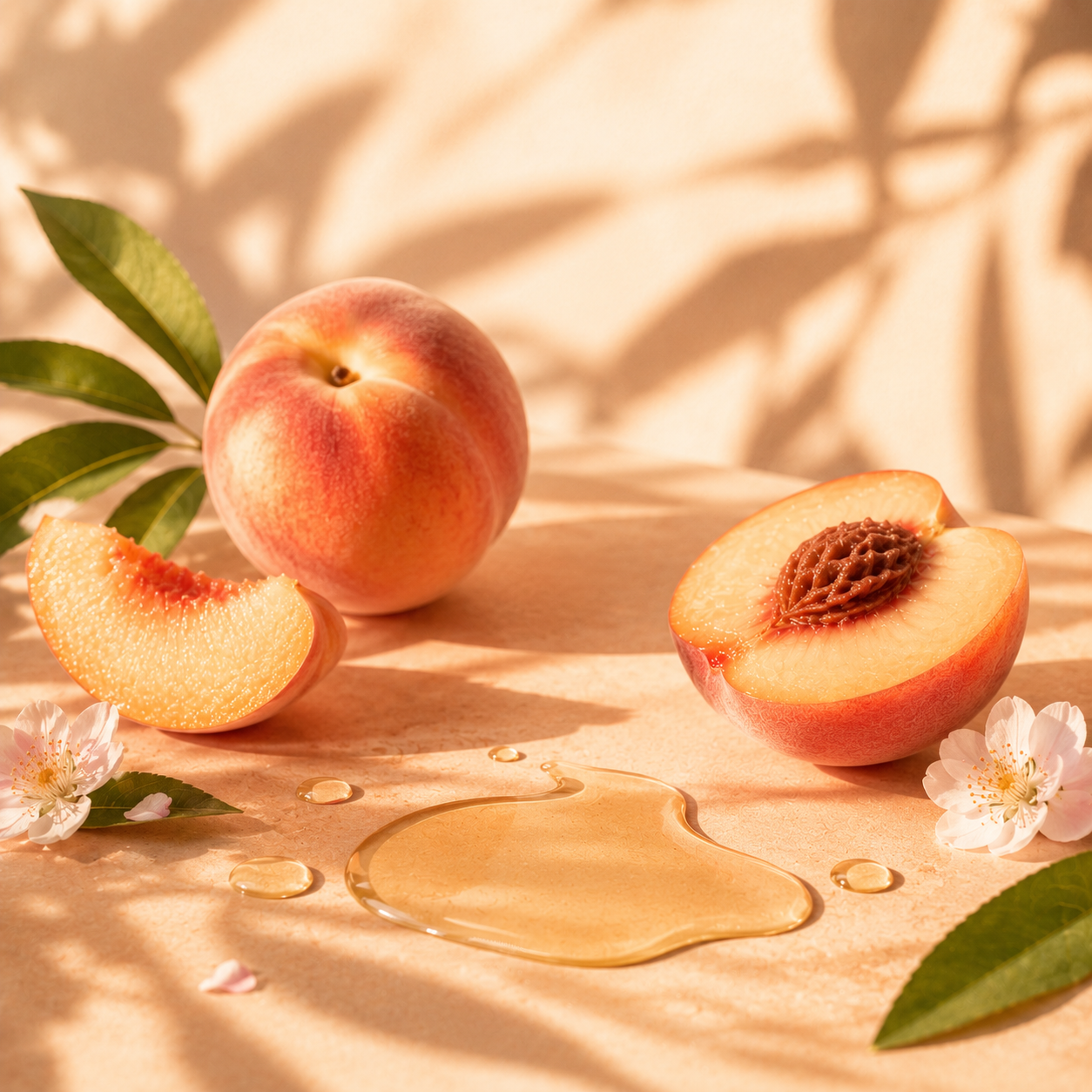 Huile de Massage BIO – Pêche Blanche