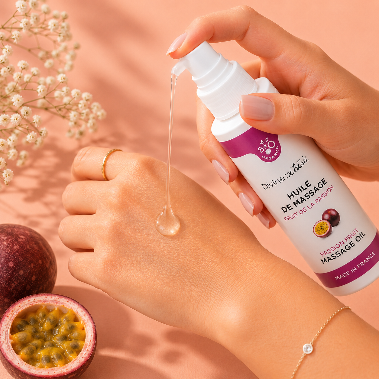 Huile de Massage BIO – Fruit de la Passion