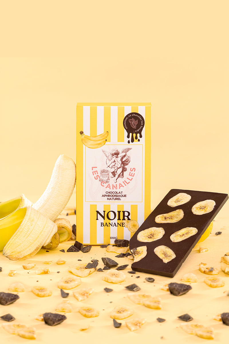 Chocolat Noir Banane Aphrodisiaque 100g – Les Canailles (Artisanal Français)