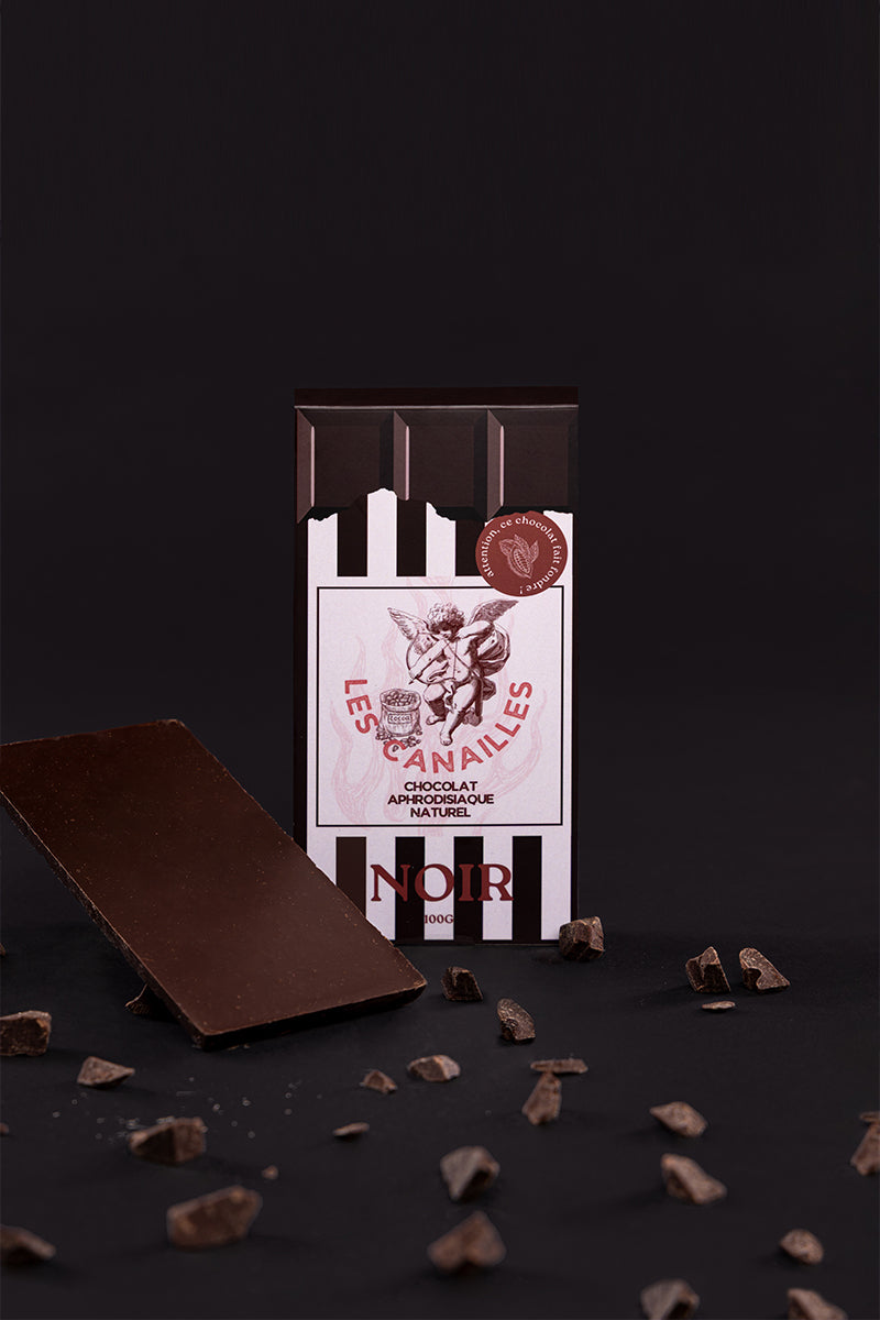 Chocolat Noir Aphrodisiaque Naturel 100g – Les Canailles (Artisanal Français)