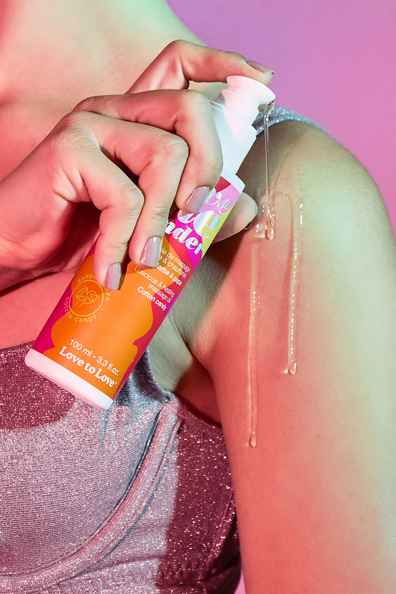 Huile de massage barbe à papa - 100ml