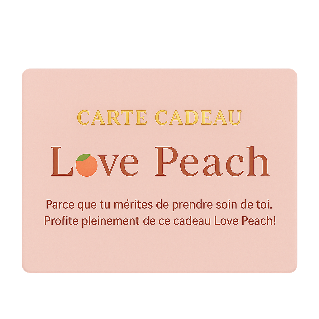 Carte Cadeau Love Peach