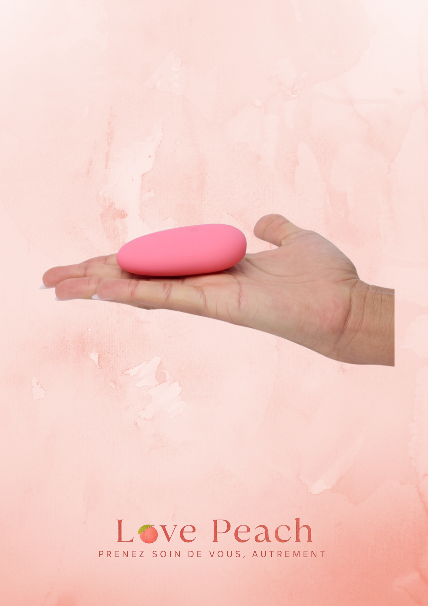 Je Joue Pebble ILY – Stimulateur Clitoridien Galet Rose Rechargeable