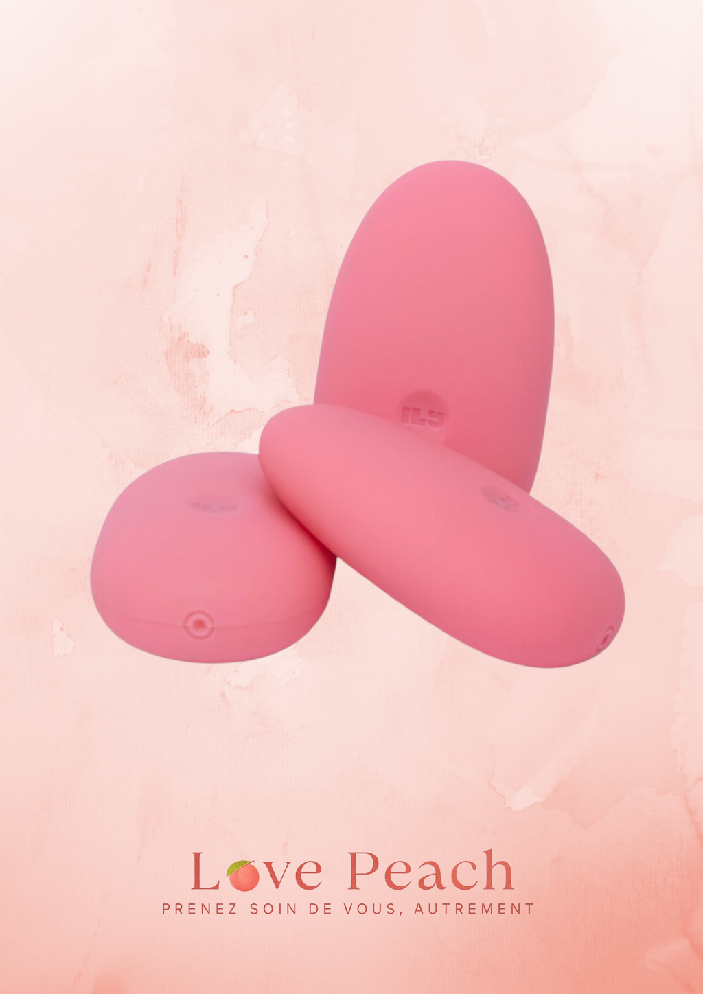 Je Joue Pebble ILY – Stimulateur Clitoridien Galet Rose Rechargeable