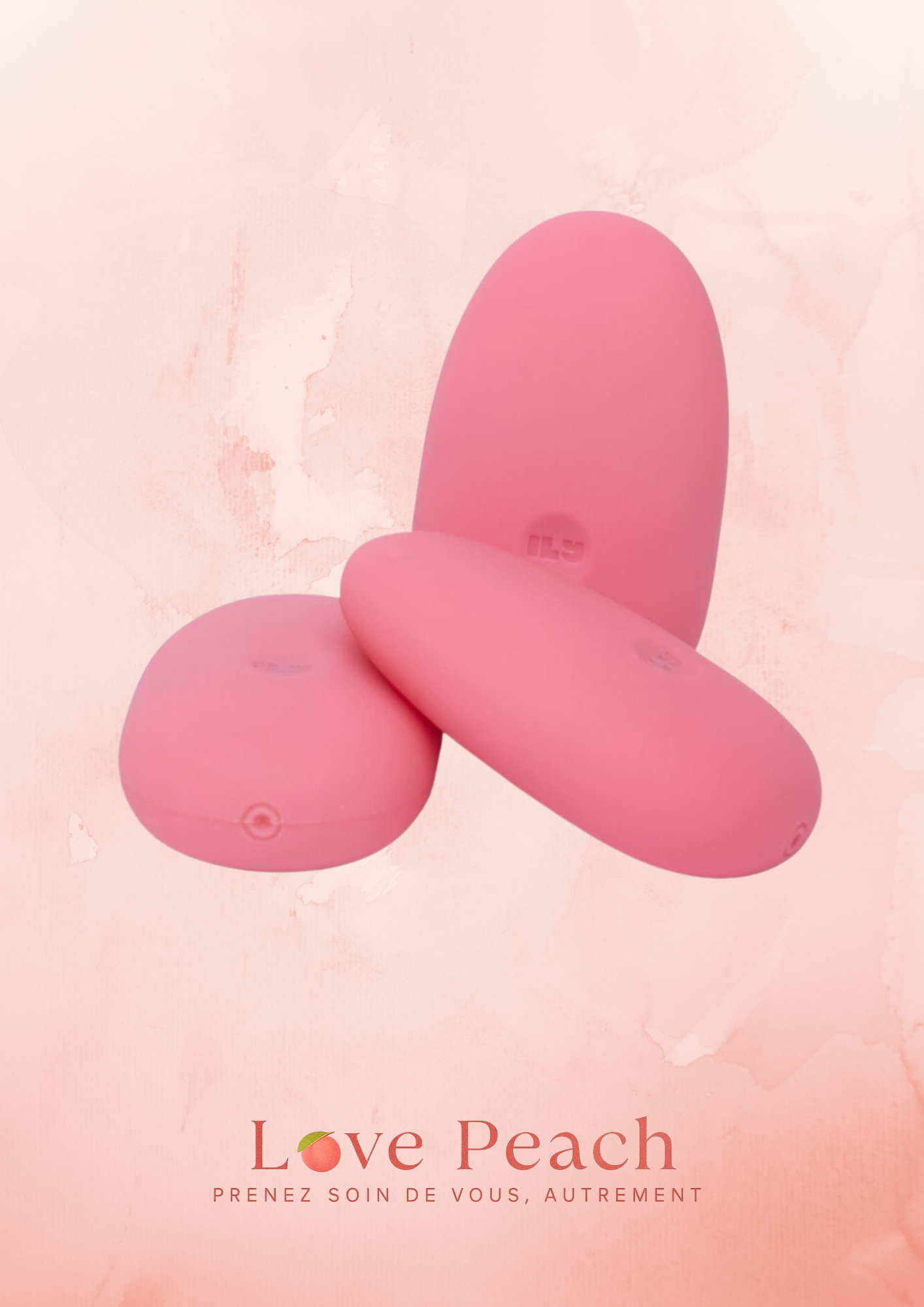 Je Joue Pebble ILY – Stimulateur Clitoridien Galet Rose Rechargeable