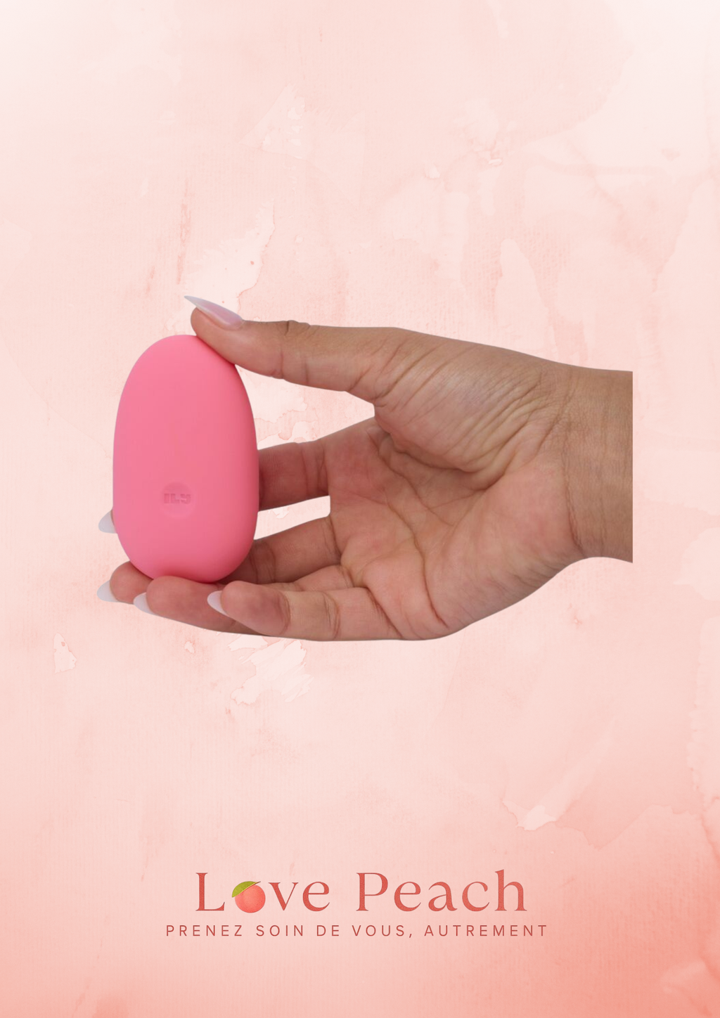 Je Joue Pebble ILY – Stimulateur Clitoridien Galet Rose Rechargeable